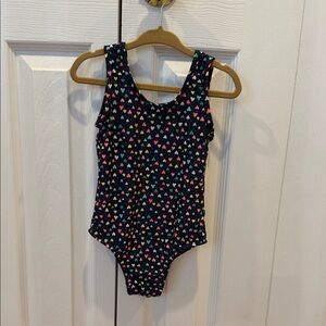 GAP Kids One Piece Swimsuit with Colorful Heart Design